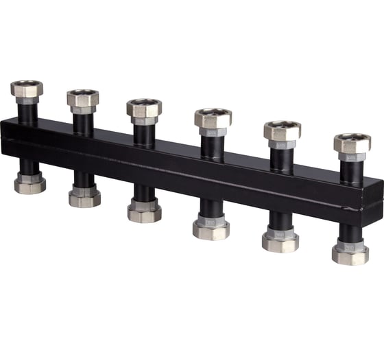 Изображение товара Коллектор распределительный Altstream на 5 контуров с кронштейнами 1.1/2 НГ 014440304