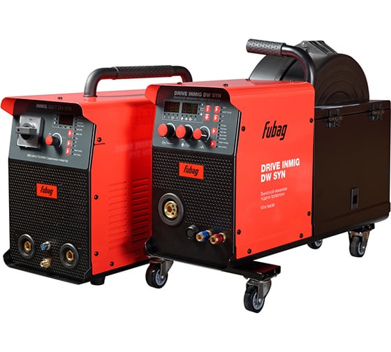 Изображение товара Сварочный полуавтомат инвертор FUBAG INMIG 500T DW SYN (31406) + Подающий механизм DRIVE INMIG DW SYN (41104)+ Шланг пакет 5 м 31406.4