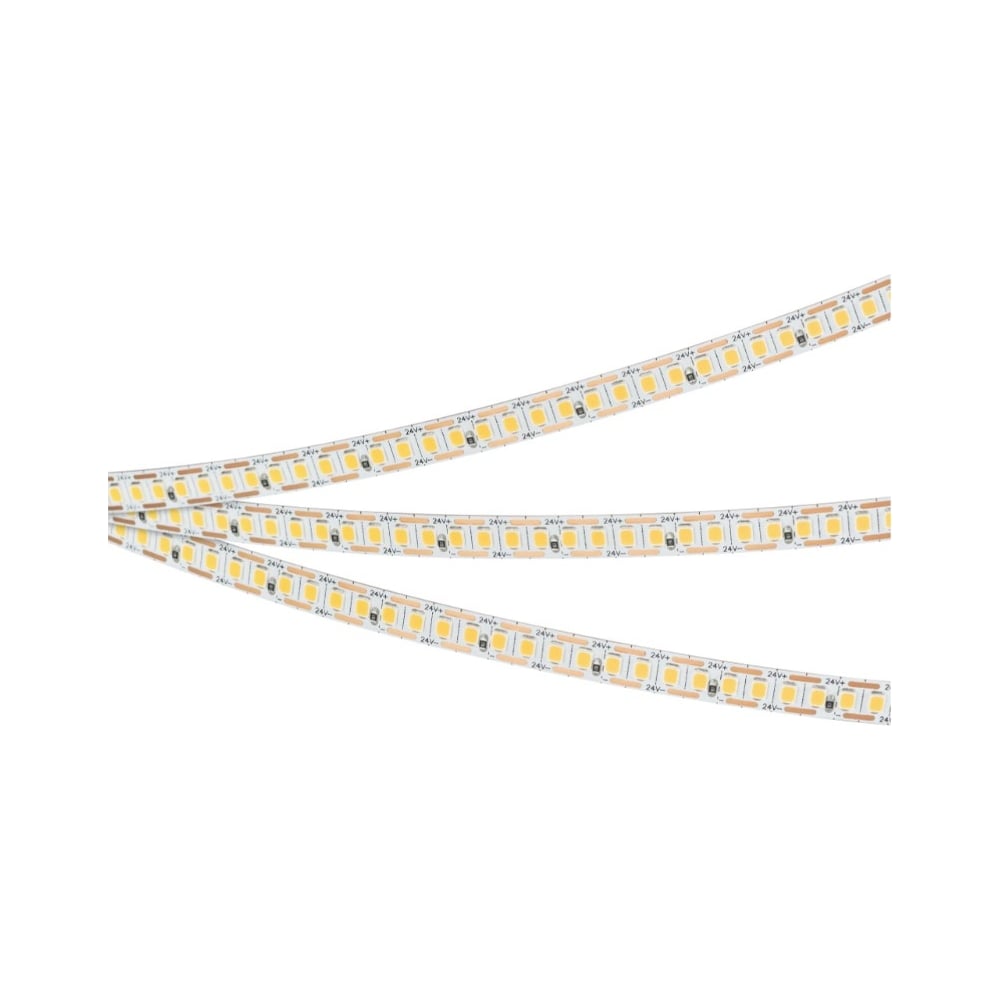 Изображение товара Светодиодная лента Arlight RT-A200 8mm 24V теплый белый 5м с высоким световым потоком