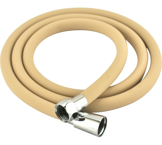 Изображение товара Шланг для душа Melodia della vita WONDER SILICONE ANTI-TWIST, 1/2х"1/2" конус, нержавеющая сталь, d15, L150 см, бежевый MKP34439BLbg 18892