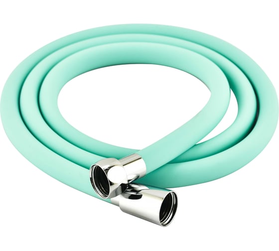 Изображение товара Шланг для душа Melodia della vita WONDER SILICONE ANTI-TWIST, 1/2х"1/2" конус, нержавеющая сталь, d15, L150 см, голубой MKP34441BLbe 18894