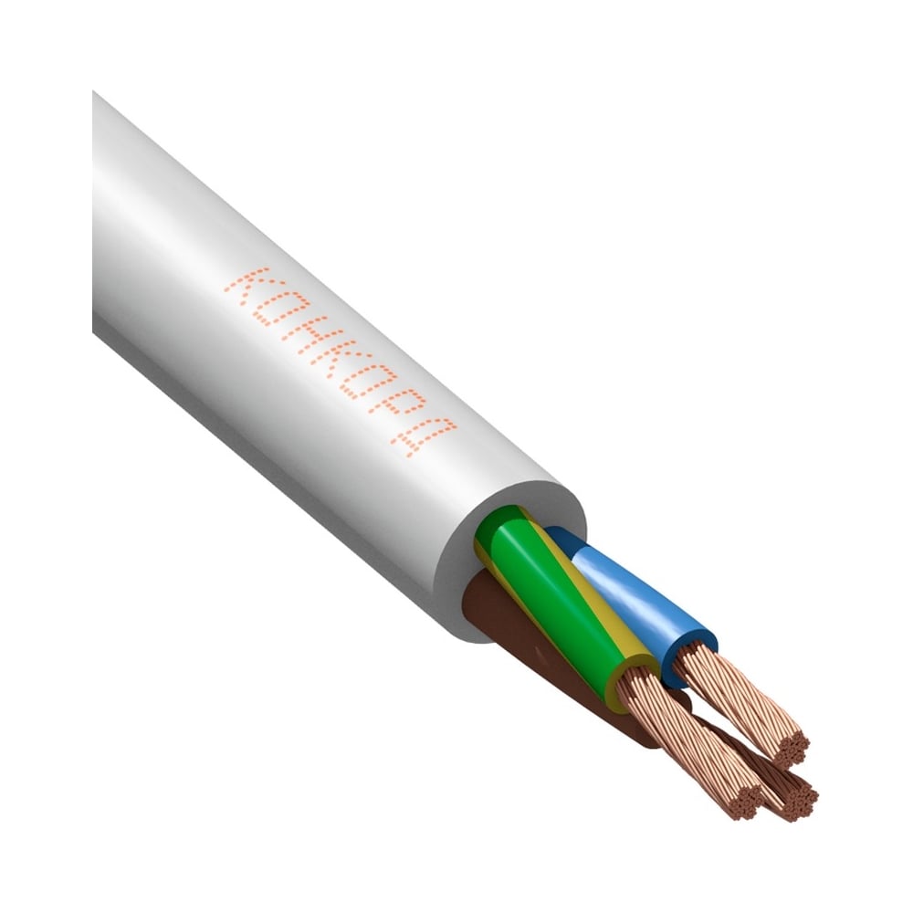 Изображение товара Провод ПВСнг(А)-LS Конкорд 3х4 + 1х4, барабан, для внутренней электропроводки