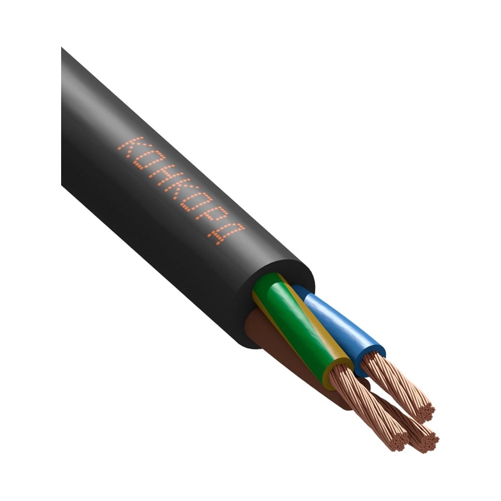 Изображение товара Провод ПВСнг(А)-LS Конкорд 2x6+1x6 (ч) барабан