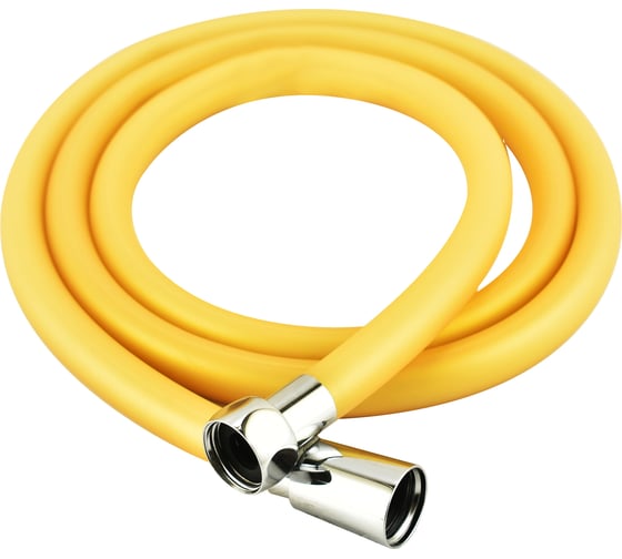 Изображение товара Шланг для душа Melodia della vita WONDER SILICONE ANTI-TWIST, 1/2х"1/2" конус, нержавеющая сталь, d15 , L150 см, желтый MKP34440BLyw 18893