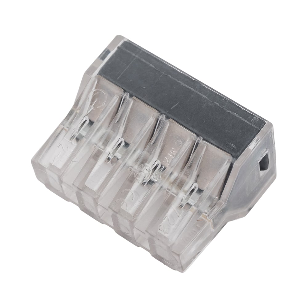 Изображение товара Соединительная клемма 8-и проводная 24А 400В прозрачная 49170-8