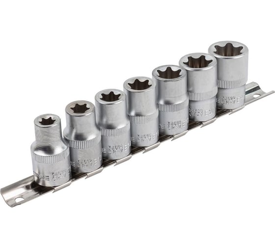 Изображение товара Набор головок Rockforce 1/2"DR звездочка Е10-22 7пр. RF-4073(533)