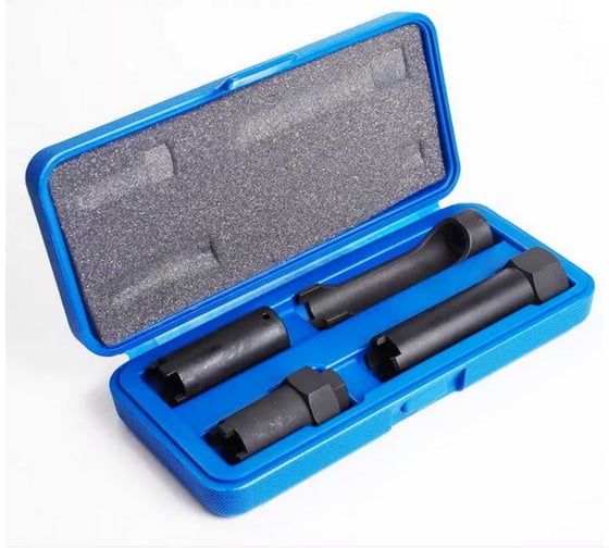 Изображение товара Набор головок шлицевых для дизельных форсунок грузовых а/м 4 шт ROCKFORCE RF-904K1(25912)