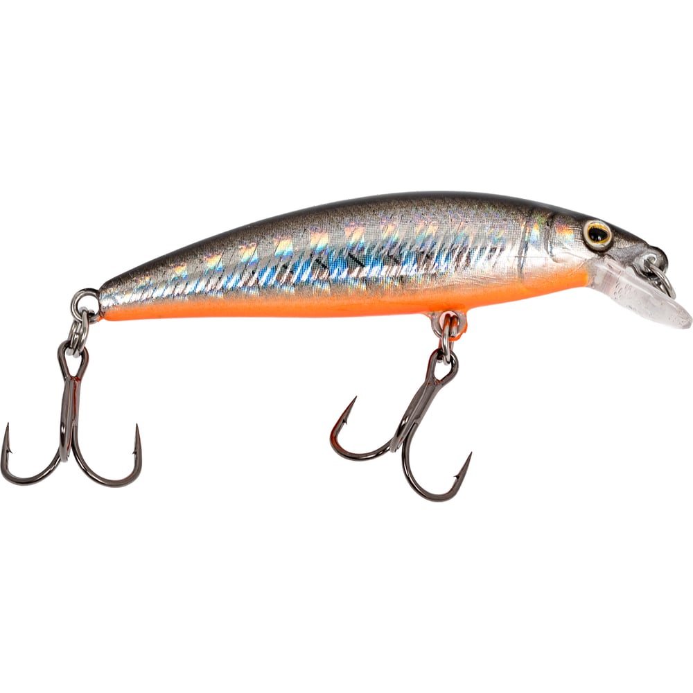 Изображение товара Воблер Strike Pro Минноу Twitchy Minnow 48 цвет A70-713 Black Silver OB EG-103F#A70-713