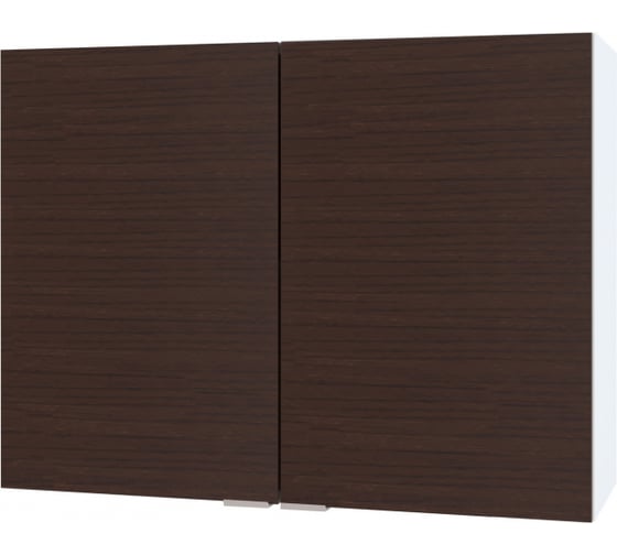 Изображение товара Полка настенная СОКОЛ белый4/венге ПН-08 ПН08Б4в5