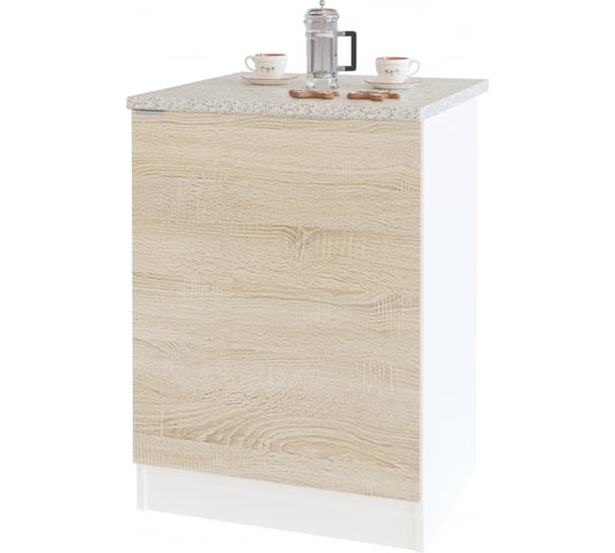 Изображение товара Тумба СОКОЛ белый4/дуб сонома ТК-06 ТК06Б4с5