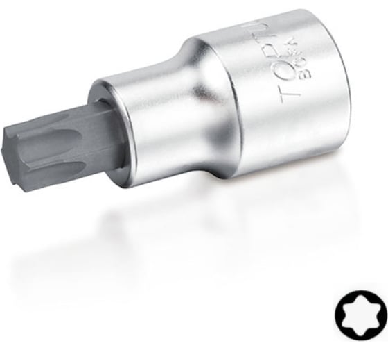 Изображение товара Головка торцевая со вставкой TORX T55, L=48 мм, 3/8"DR TOPTUL BCFA1255