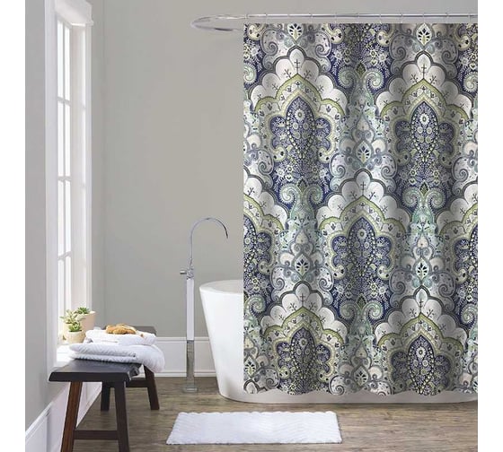 Изображение товара Шторка для ванны тканевая Melodia della vita 180x200 см, "Восточная сказка" MZ-163 13268