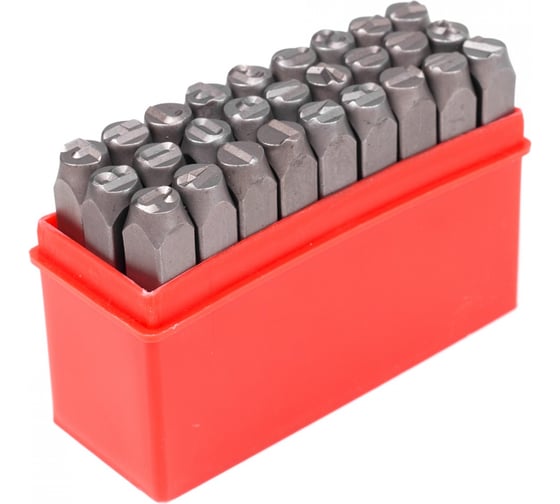 Изображение товара Буквенные клейма SITOMO N10 латиница стальные 19695