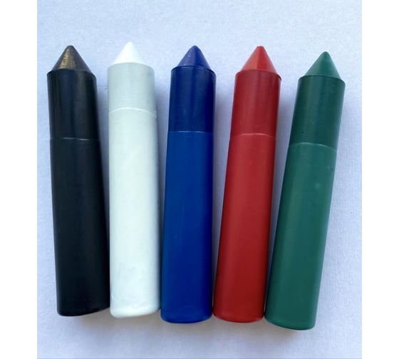 Изображение товара Набор восковых разметочных мелков-карандашей ИП Лопатин Виталий Викторович 5 шт 19173861