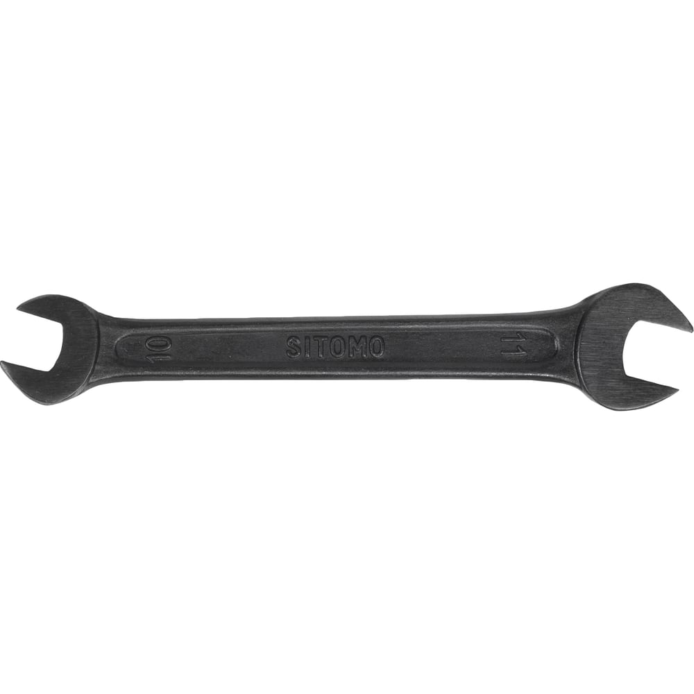 Изображение товара Гаечный рожковый двусторонний ключ SITOMO 10х11 окс. 28910