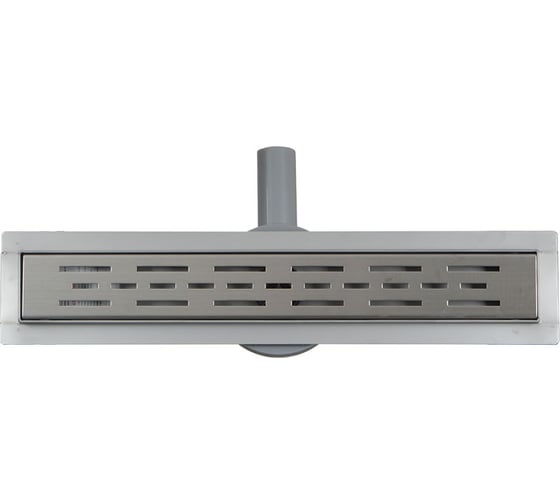 Изображение товара Водоотводящий желоб из нержавеющей стали Terma Лайн Flow-L 70 на 700 мм, комбинированный гидрозатвор, сифон на 360 34102 31614