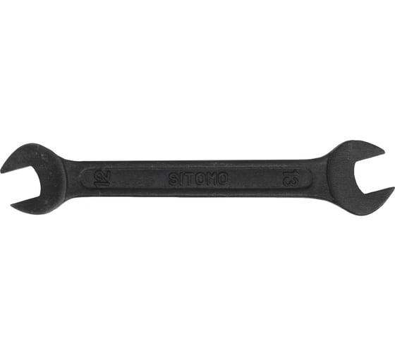 Изображение товара Гаечный рожковый двусторонний ключ SITOMO 12х13 окс. 28913