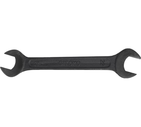 Изображение товара Гаечный рожковый двусторонний ключ SITOMO 19х22 окс. 28920