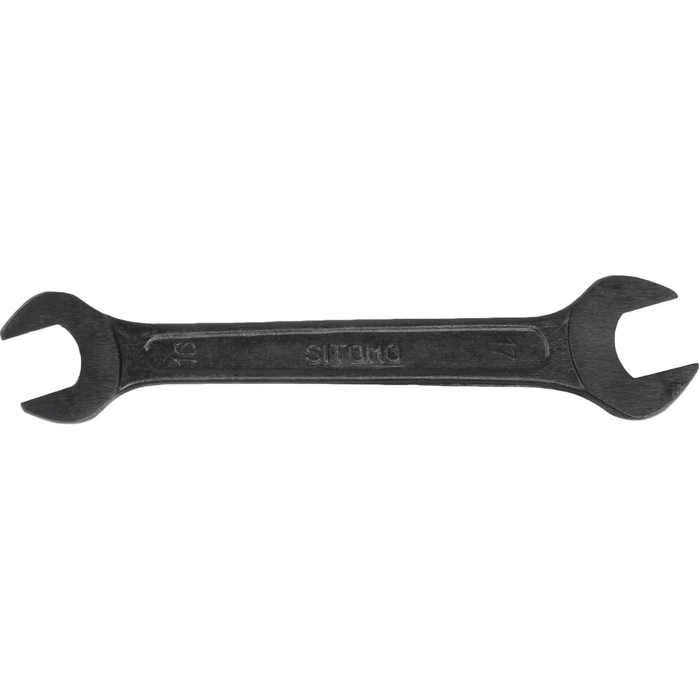 Изображение товара Гаечный рожковый ключ SITOMO 16х17 окс. 43184 для работы с гайками