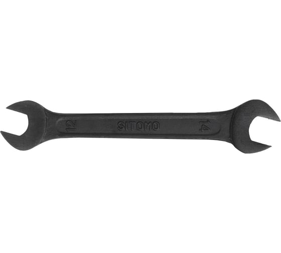 Изображение товара Гаечный рожковый двусторонний ключ SITOMO 12х14 окс. 7481