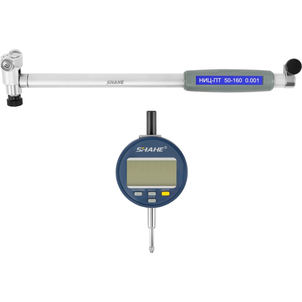 Изображение товара Нутромер индикаторный электрический SHAHE НИЦ 50-160 мм с точностью 0,001
