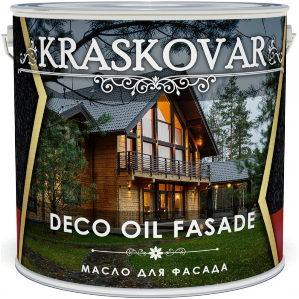 фото Масло для фасада kraskovar deco oil fasade лиственница 5 л 1175