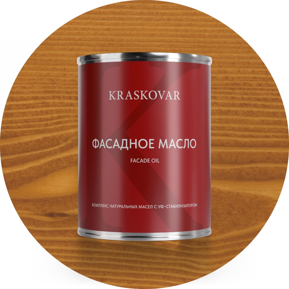 Изображение товара Масло фасадное Kraskovar Бук 0,75л 1227