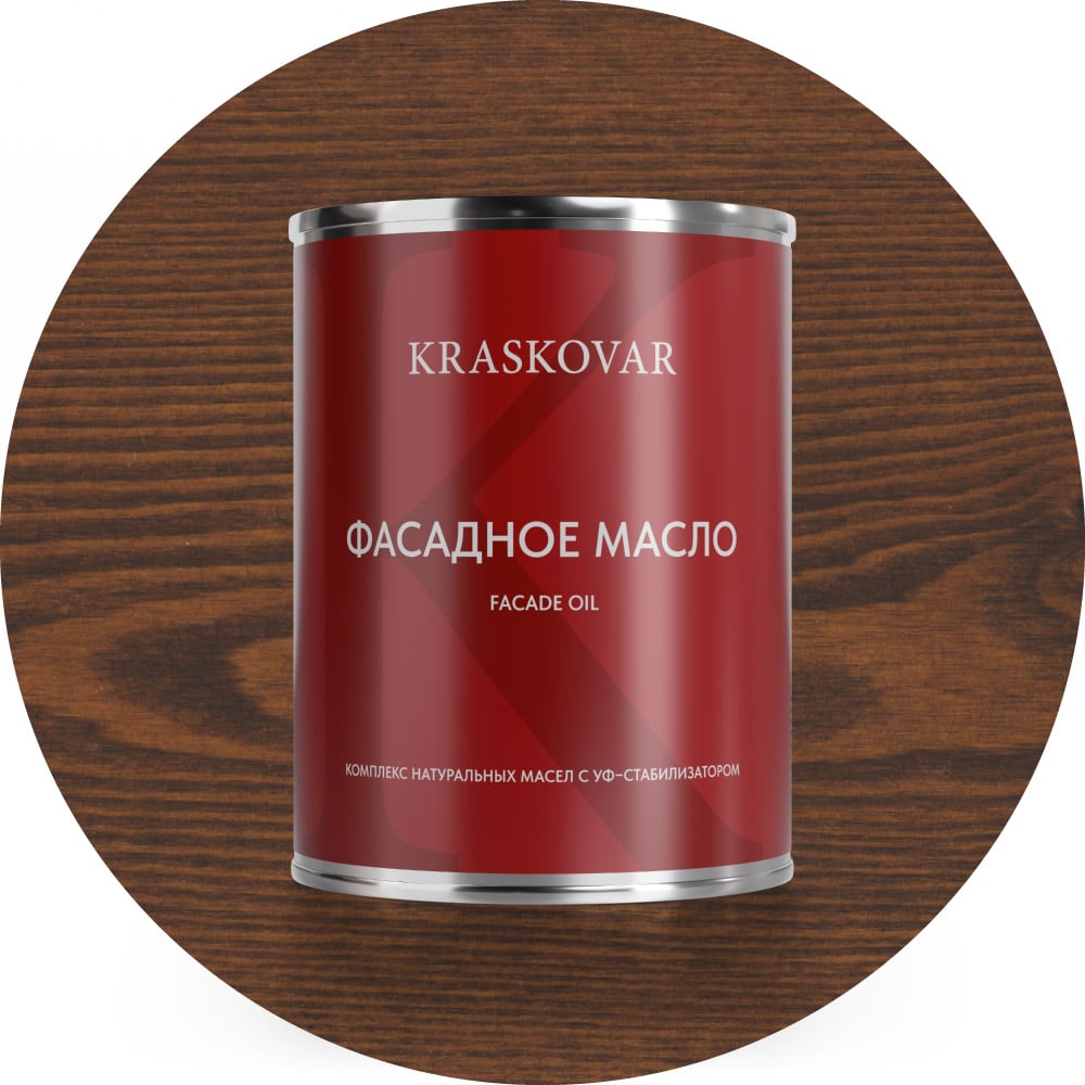 Изображение товара Масло для фасада Kraskovar Deco Oil Fasade Миндаль 0,75 л защита и отделка древесины