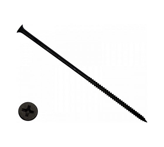 Изображение товара Саморез КРЕП-КОМП черный универсал 4,8х127 100шт чм127ф