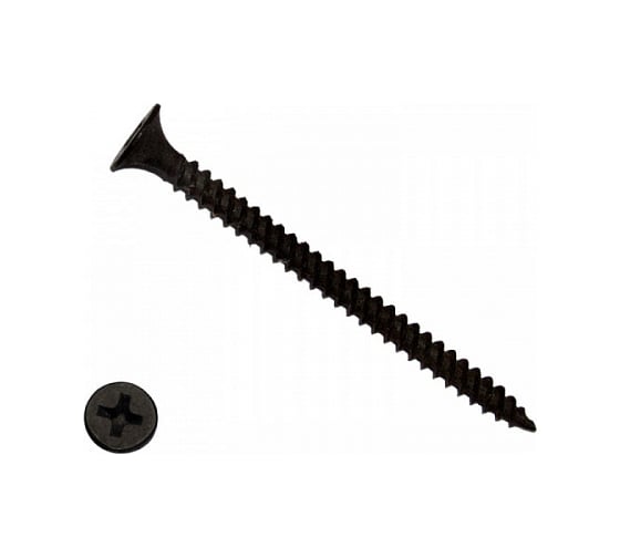 Изображение товара Саморез КРЕП-КОМП черный универсал 3,5х51 5500шт чм51