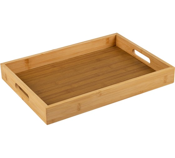 Изображение товара Поднос из бамбука с ручками Mallony foresta di bambu 41x30x5 см 106474
