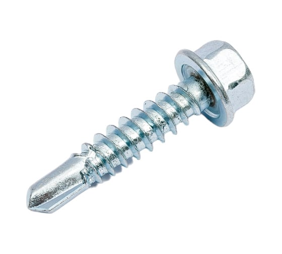 Изображение товара Кровельный саморез КРЕП-КОМП цинк 7мкм без шайбы 5,5 х 25 400шт скбш5525ф