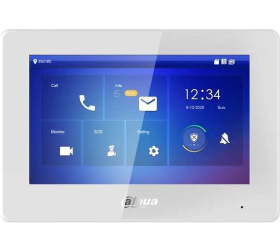 Изображение товара Монитор IP видеодомофона Dahua 7 дюймовый DHI-VTH5421HW-W