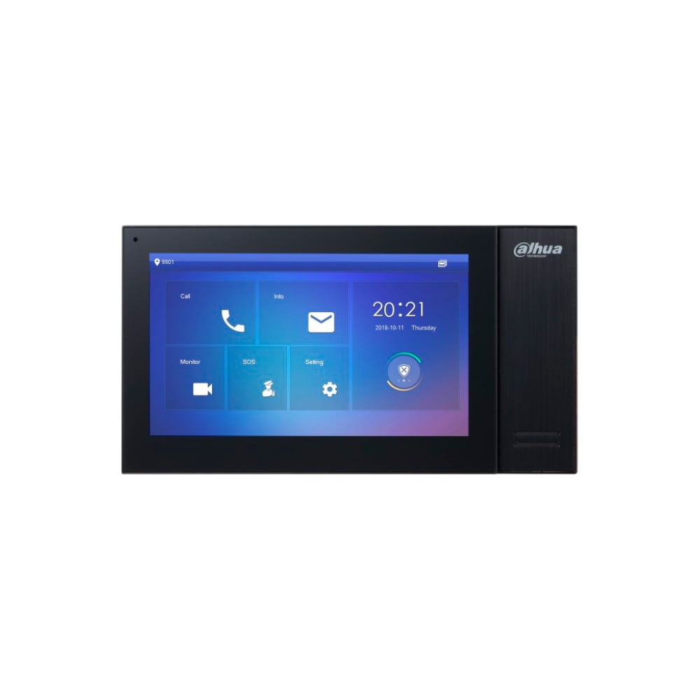 Изображение товара Монитор IP видеодомофона Dahua 7 дюймовый черный DH-VTH2421FB-P