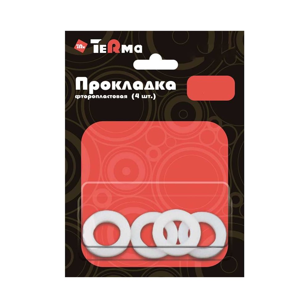Изображение товара Фторопластовые прокладки Terma 1", 4 шт в блистере