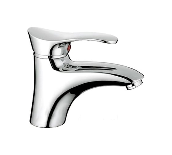 Изображение товара Смеситель для раковины умывальника Haiba латунный с литым изливом, хром HB1001 539024