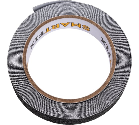Изображение товара Лента клейкая противоскользящая Smart Fix SmartFix ANTI-SLIP, 25 мм*5 м, чёрная 135606