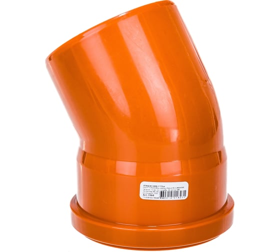 Изображение товара Отвод наружной канализации RTP 110 мм, 30 градусов 36656