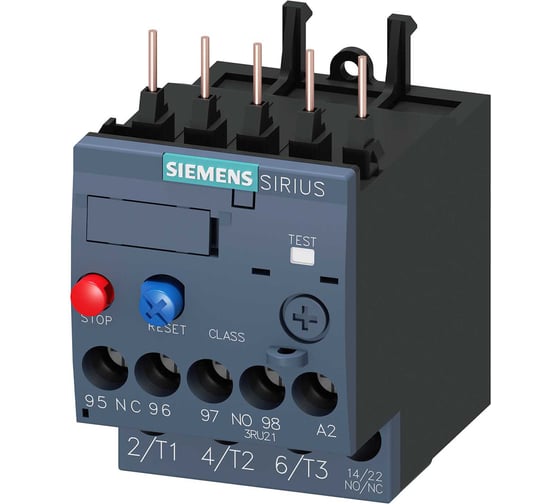 Изображение товара Реле перегрузки для защиты электродвигателя Siemens 3RU2116-1HB0
