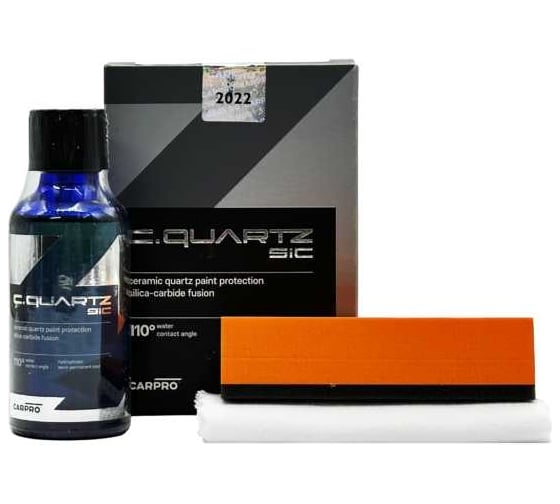 Изображение товара Полироль для кузова CARPRO C.quartz sic kit защитное покрытие, набор, 50 мл CP-10CQ50K