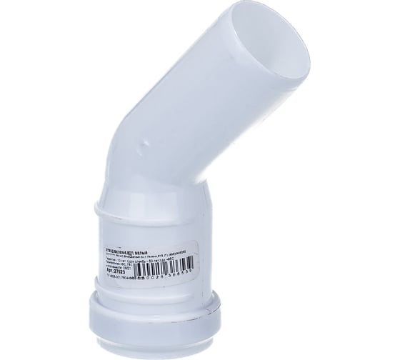 Изображение товара Канализационный отвод RTP 32 мм, 45 градусов, белый 36397