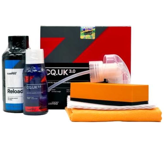 Изображение товара Полироль для кузова CARPRO Cquartz uk 3.0 kit защитное покрытие, набор, 30 мл CP-10CQK30K