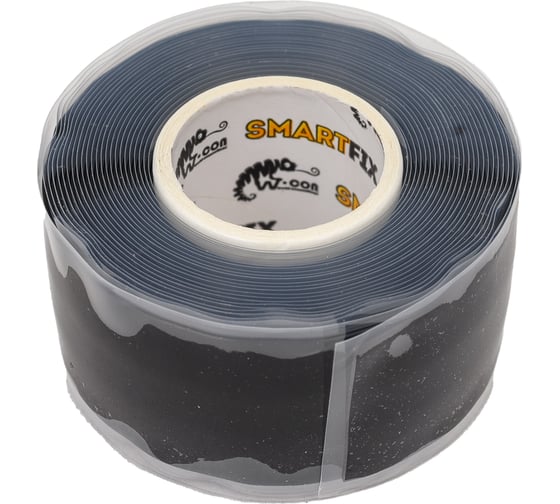 Изображение товара Лента силиконовая гидроизоляционная Smart Fix W-con SmartFix HYDRO 2,5*300 см, черная 120843