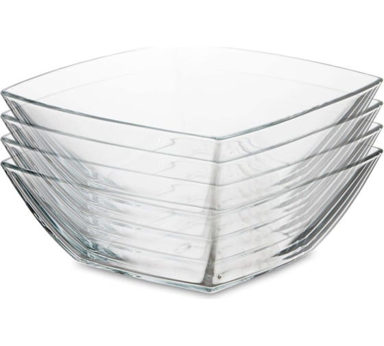 Изображение товара Салатник Pasabahce PSB 160х160 мм, 4 шт., ТОКИО (г. Бор) 53066