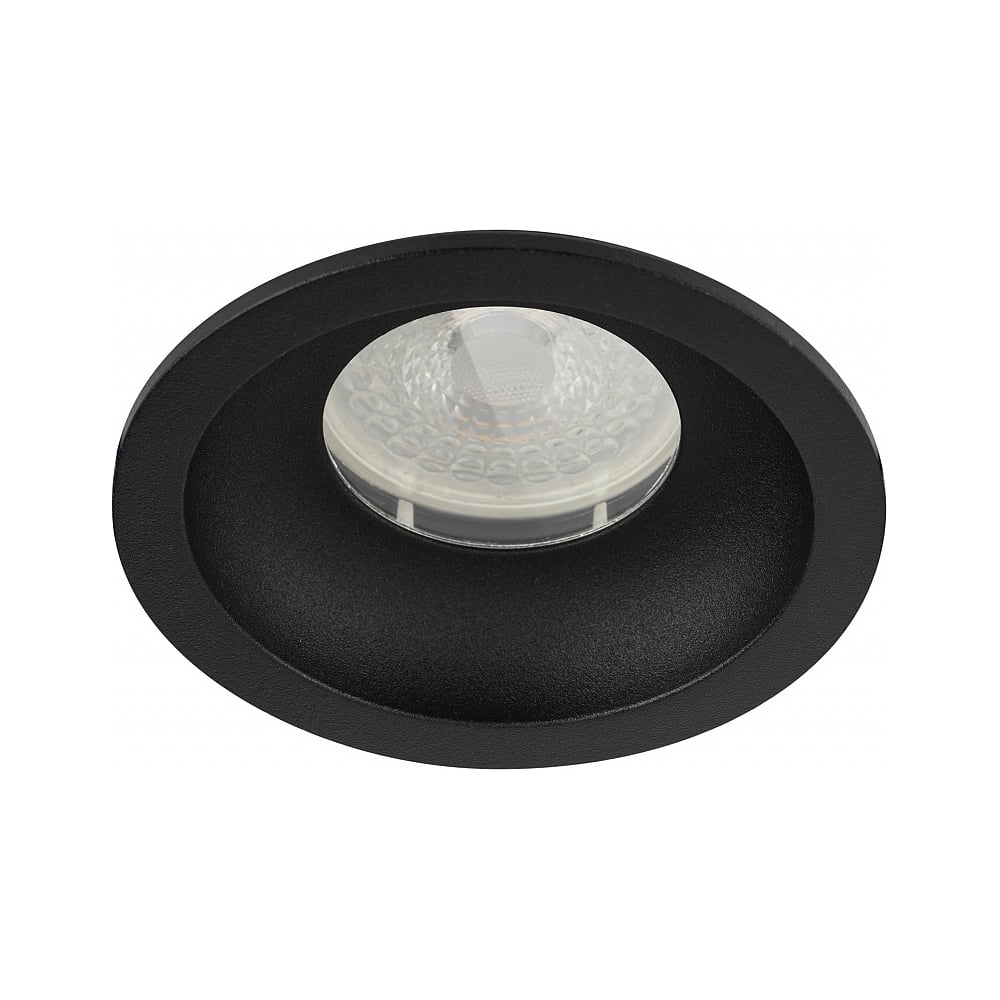 Изображение товара Встраиваемый влагозащищенный светильник ЭРА WR4 SBK MR16/GU5.3 IP44 черный матовый