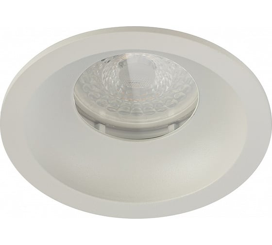 Изображение товара Встраиваемый светильник влагозащищенный ЭРА WR4 SWH MR16/GU5.3 IP44 белый матовый Б0061185