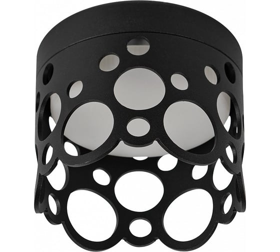 Изображение товара Встраиваемый светильник под лампу ЭРА GX53 DK115 SBK черный матовый Б0061184