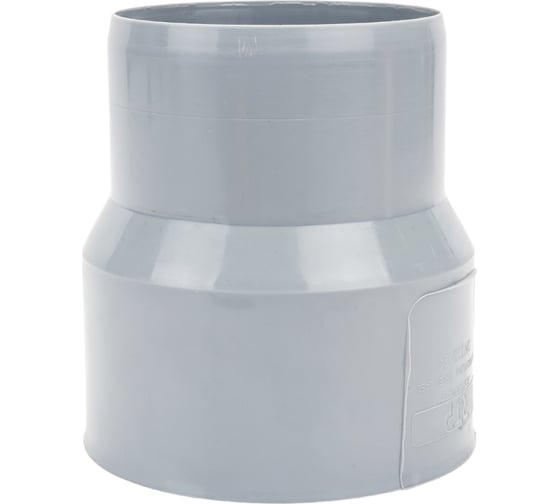 Изображение товара Переход с пластика на чугун RTP с манжетой, 110/124, серый 36644