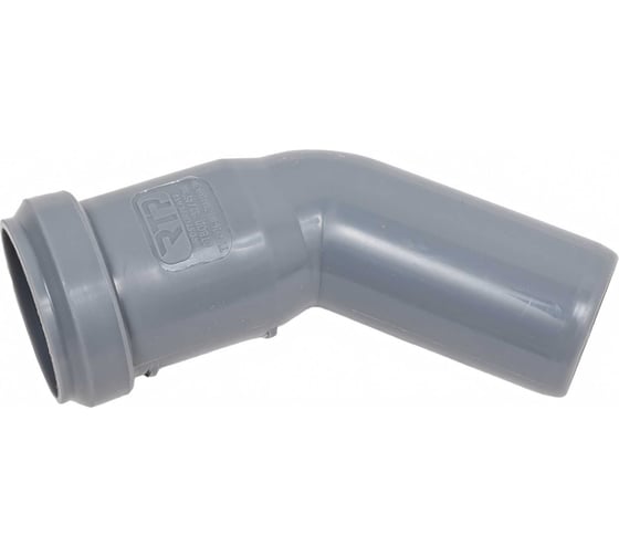 Изображение товара Канализационный отвод RTP 32 мм, 45 градусов, серый 36391