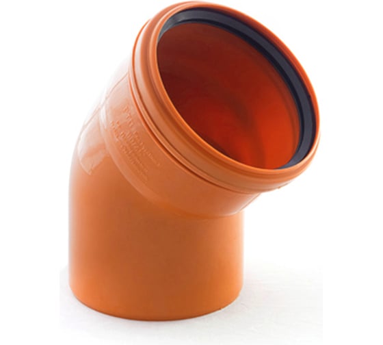 Изображение товара Отвод RTP наружной канализации D200/45 градусов 15610